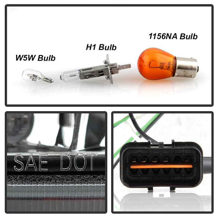 Spyder Mitsubishi Lancer/EVO-10 08-14 Projector Xenon/HID- LED Halo DRL Blk PRO-YD-ML08-HID-DRL-BK 5042231