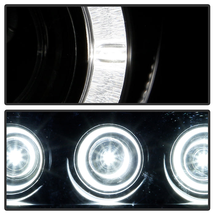 Spyder Mazda MX3 92-96 Projector Headlights LED Halo LED Black High H1 Low H1 PRO-YD-MMX392-HL-BK 5011503