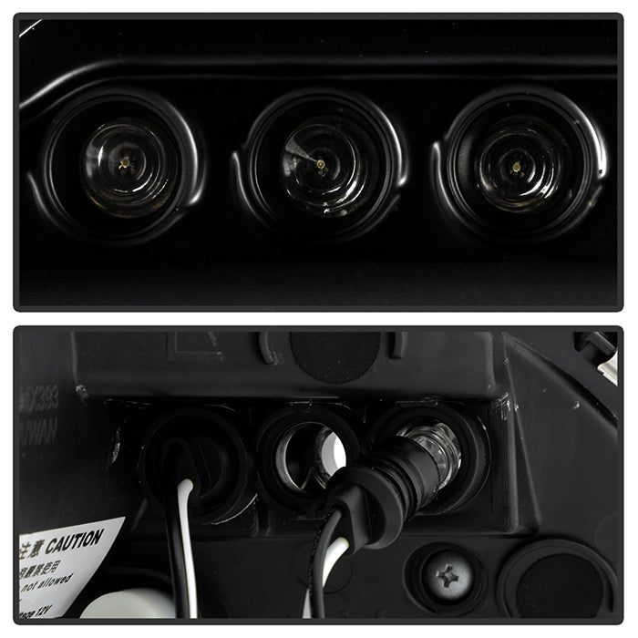 Spyder Mazda MX3 92-96 Projector Headlights LED Halo LED Black High H1 Low H1 PRO-YD-MMX392-HL-BK 5011503