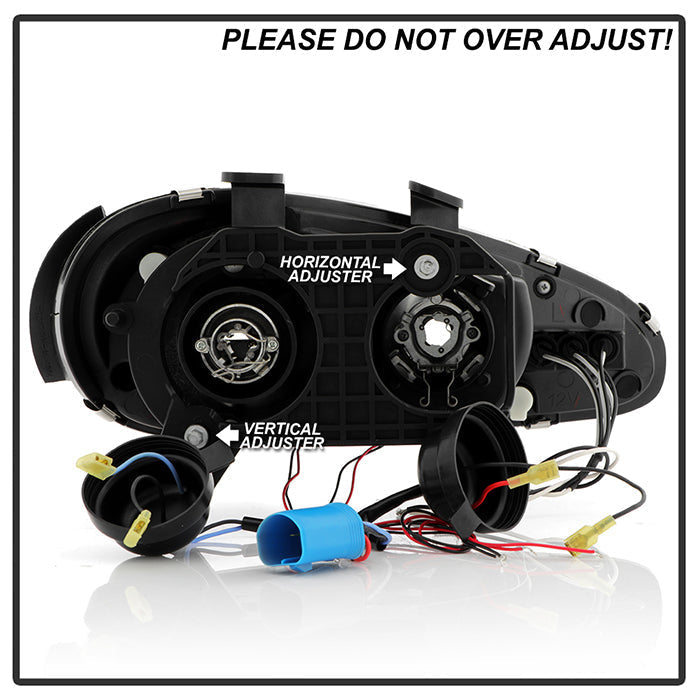 Spyder Mazda MX3 92-96 Projector Headlights LED Halo LED Black High H1 Low H1 PRO-YD-MMX392-HL-BK 5011503