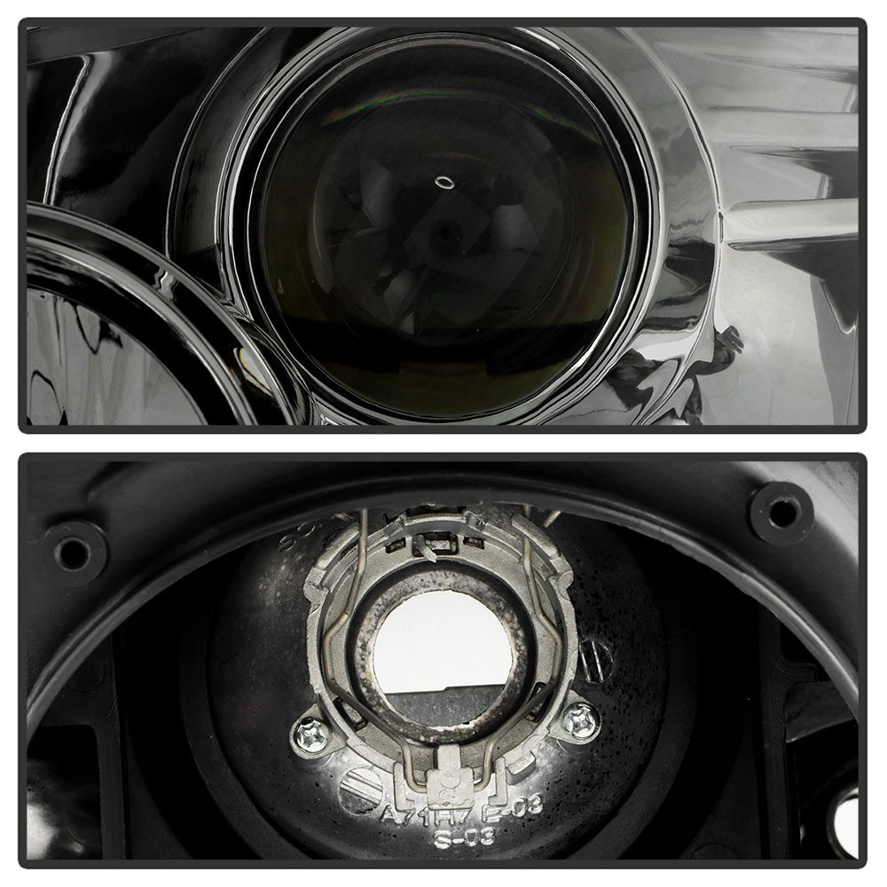 Spyder Nissan 350Z 03-05 Projector Headlights Halogen Model Only - DRL Smoke PRO-YD-N350Z02-DRL-SM 5064752