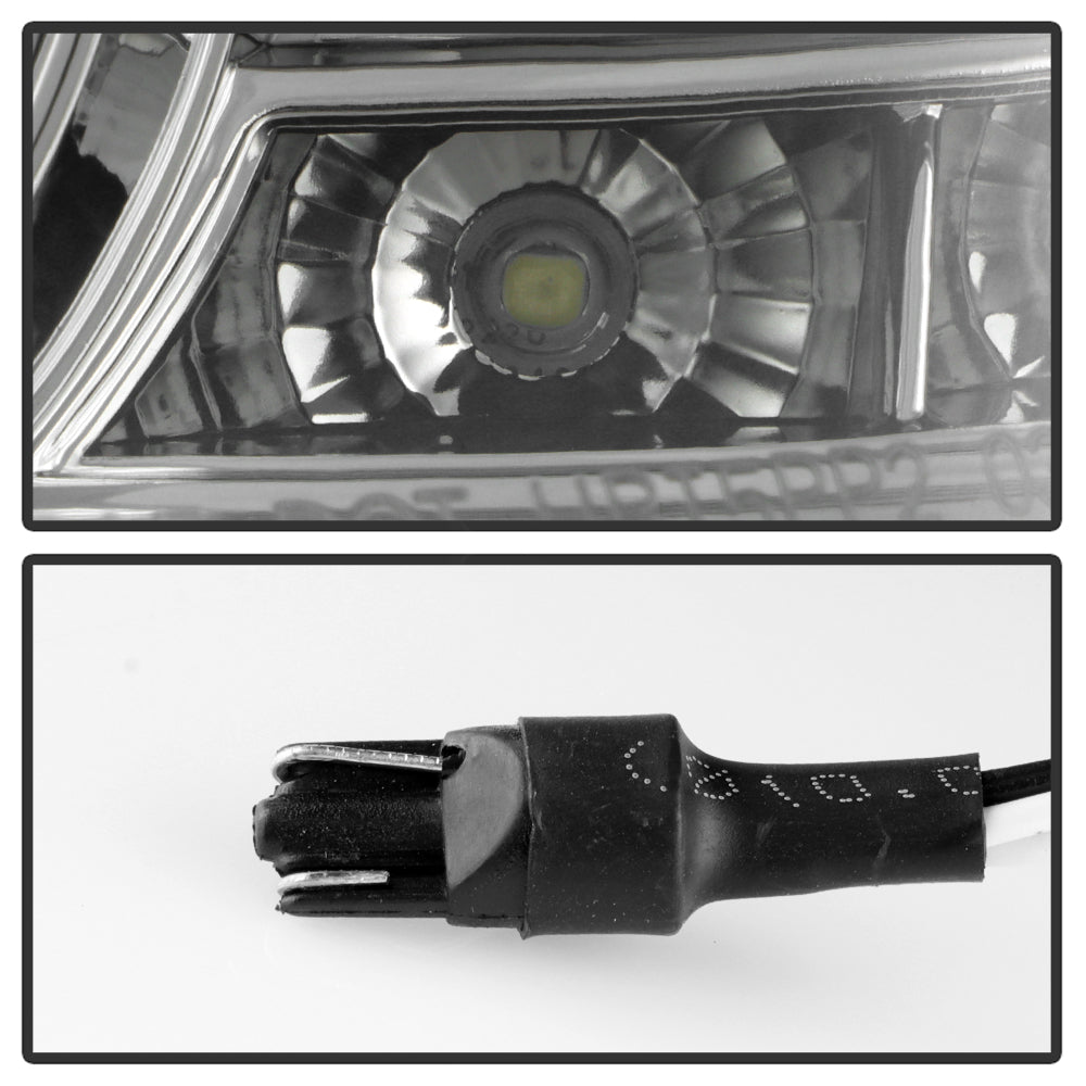 Spyder Nissan 350Z 03-05 Projector Headlights Halogen Model Only - DRL Smoke PRO-YD-N350Z02-DRL-SM 5064752