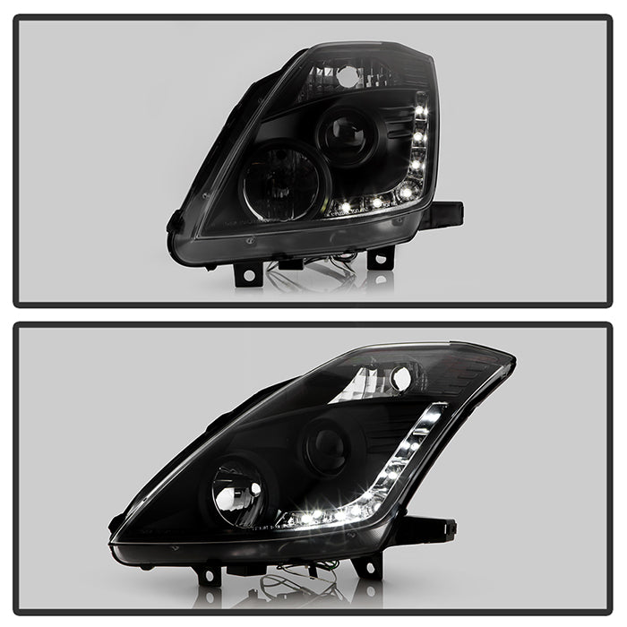 Spyder Nissan 350Z 06-08 Projector Headlights Xenon/HID Model- DRL Blk PRO-YD-N350Z06-HID-DRL-BK 5042316