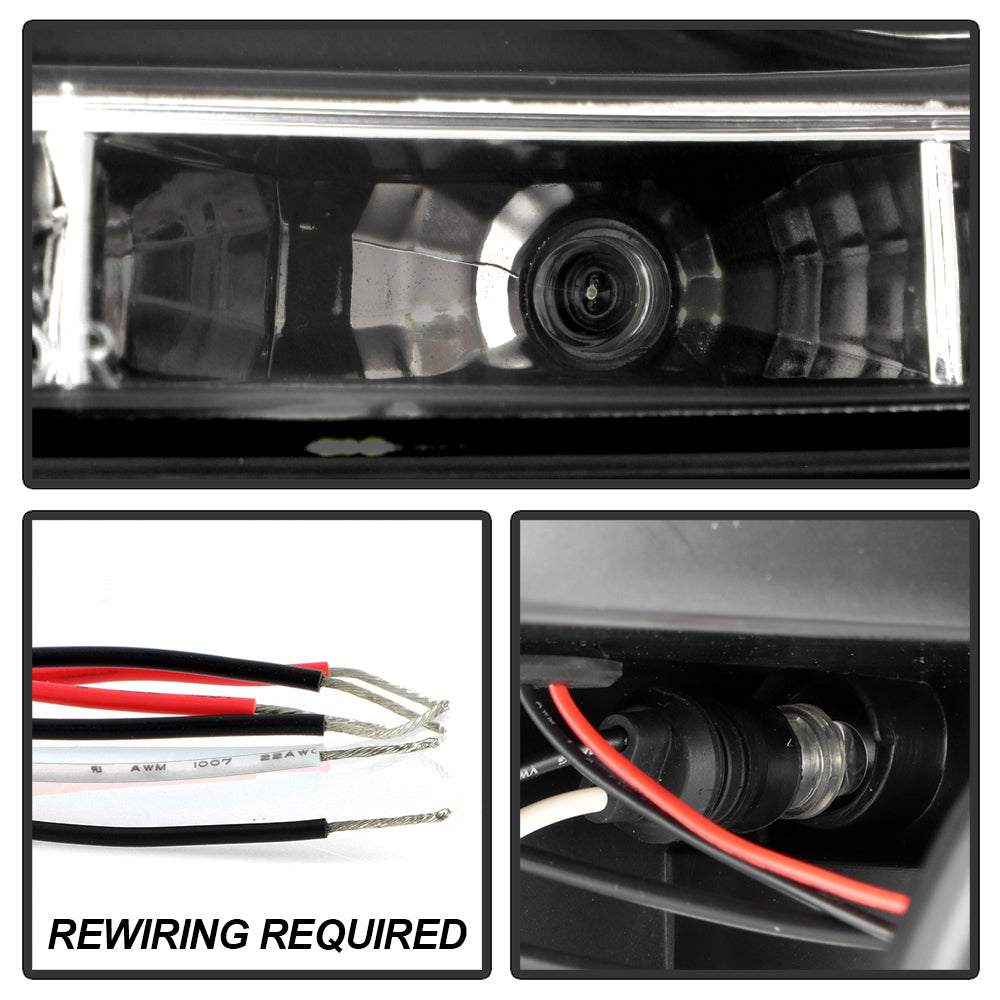 Spyder Nissan Altima 02-04 Projector Headlights Halogen Model- LED Halo LED Blk PRO-YD-NA02-HL-BK 5008077
