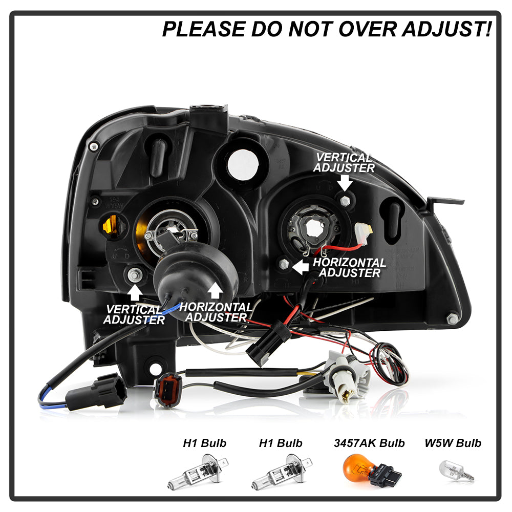 Spyder Nissan Altima 02-04 Projector Headlights Halogen Model- LED Halo LED Blk PRO-YD-NA02-HL-BK 5008077