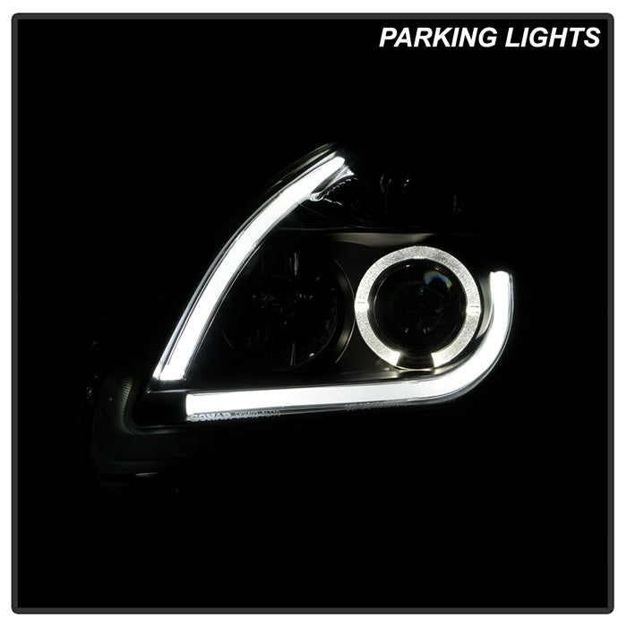 Spyder Nissan Altima 4Dr 10-12 Projector Headlights Light DRL LED Halo Blk PRO-YD-NA104D-LTDRL-BK 5076830