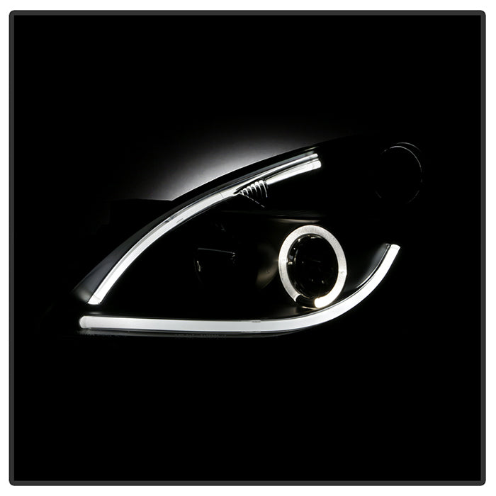 Spyder Nissan Altima 4Dr 10-12 Projector Headlights Light DRL LED Halo Blk PRO-YD-NA104D-LTDRL-BK 5076830