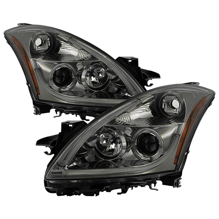 Spyder Nissan Altima 4Dr 10-12 Projector Headlights Light DRL LED Halo Smke PRO-YD-NA104D-LTDRL-SM 5076854