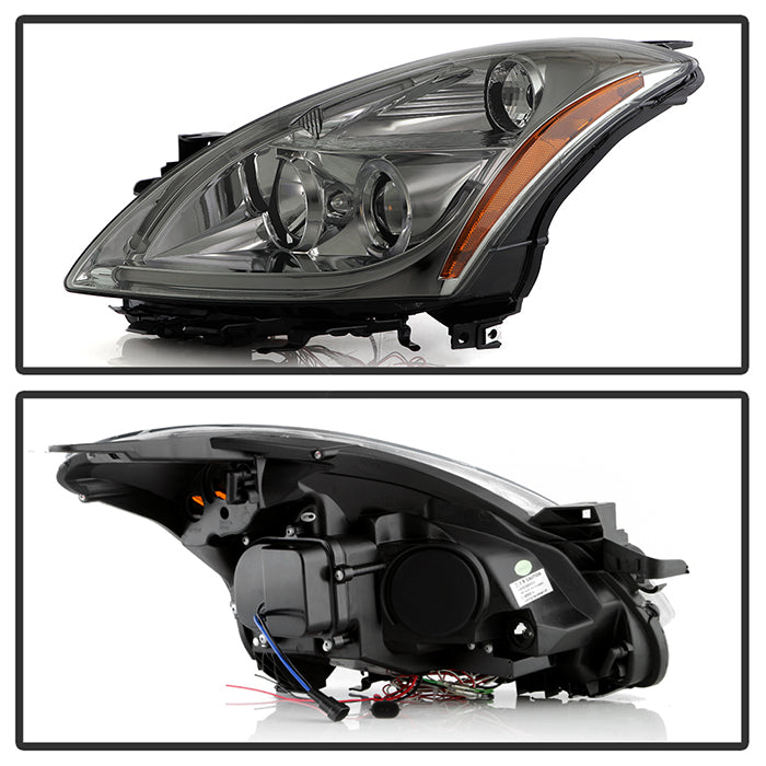 Spyder Nissan Altima 4Dr 10-12 Projector Headlights Light DRL LED Halo Smke PRO-YD-NA104D-LTDRL-SM 5076854