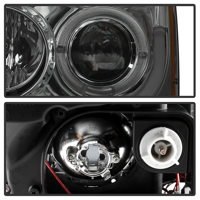 Spyder Nissan Altima 4Dr 10-12 Projector Headlights Light DRL LED Halo Smke PRO-YD-NA104D-LTDRL-SM 5076854