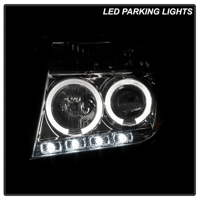 Spyder Nissan Frontier 05-08 Projector Headlights LED Halo LED Smke PRO-YD-NF05-HL-SM 5011541