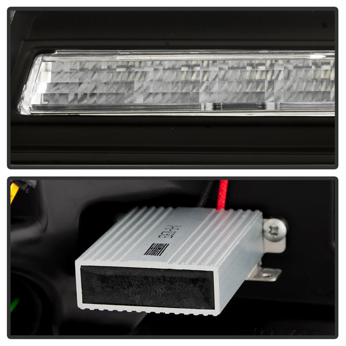 SPYDER Apex 05-08 Nissan Frontier High-Power LED Module Headlights - Black (PRO-YD-NF05AP-SEQGR-BK) 5089106