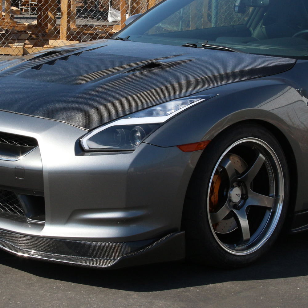 Spyder Nissan GTR R35 09-14 - Projector Headlights - DRL LED - Black 5085696