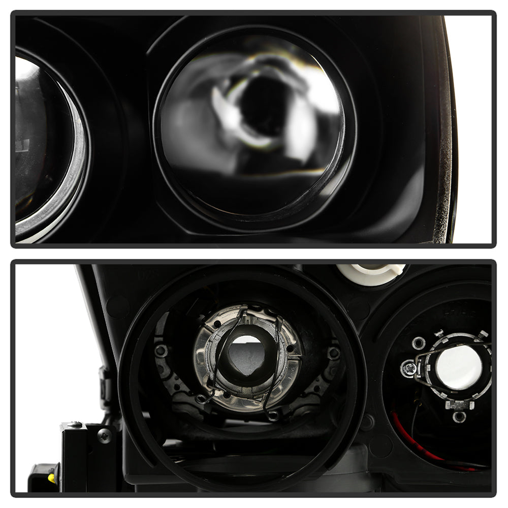 Spyder Nissan GTR R35 09-14 - Projector Headlights - DRL LED - Black 5085696