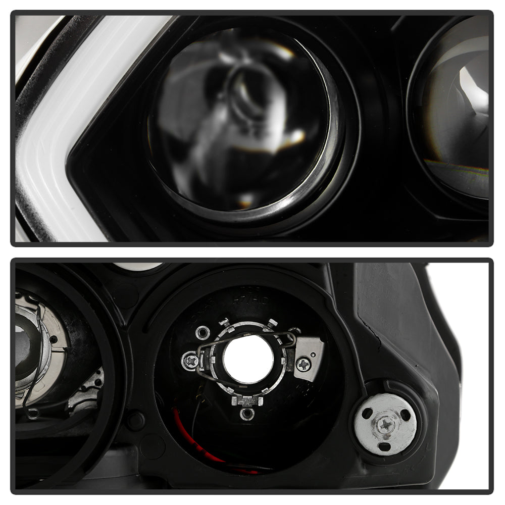 Spyder Nissan GTR R35 09-14 - Projector Headlights - DRL LED - Black 5085696