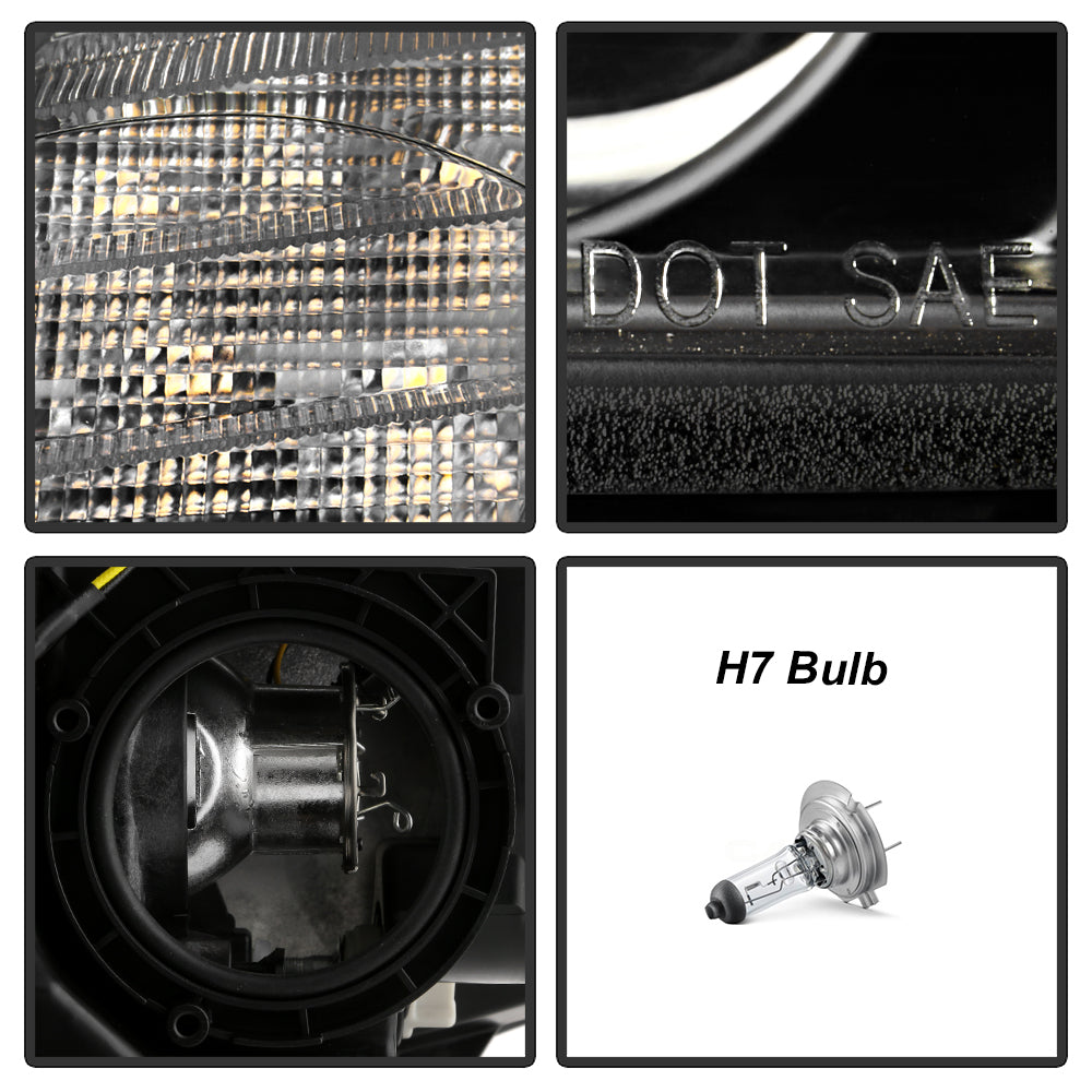 Spyder Nissan GTR R35 09-14 - Projector Headlights - DRL LED - Black 5085696