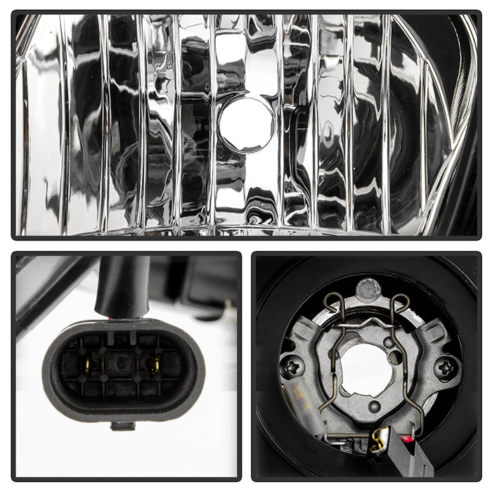 Spyder 04-15 Nissan Titan / 04-07 Nissan Armada V2 Projector Headlights - Black PRO-YD-NTI04-DRL-BK 5085504