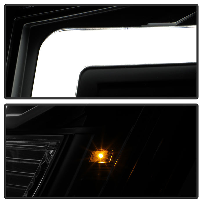 Spyder 04-15 Nissan Titan / 04-07 Nissan Armada V2 Projector Headlights - Black PRO-YD-NTI04-DRL-BK 5085504