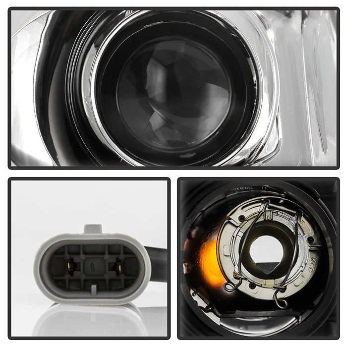 Spyder 04-15 Nissan Titan / 04-07 Nissan Armada V2 Projector Headlights - Chrome PRO-YD-NTI04-DRL-C 5085498
