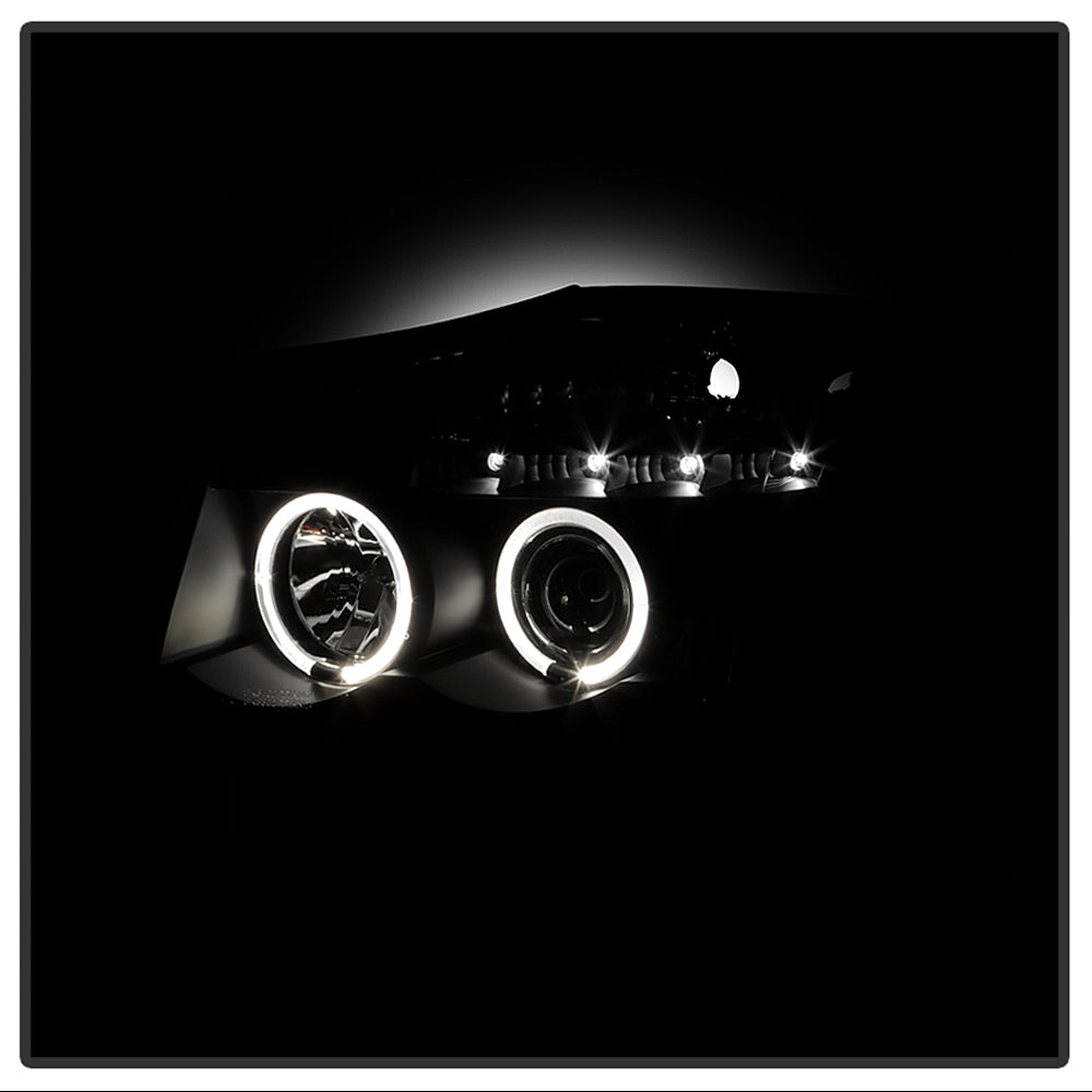 Spyder Nissan Titan 04-14/Armada 04-07 Projector Headlights LED Halo LED Blk PRO-YD-NTI04-HL-BK 5011572