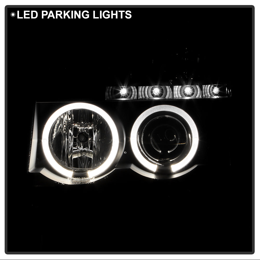 Spyder Nissan Titan 04-14/Armada 04-07 Projector Headlights LED Halo LED Blk PRO-YD-NTI04-HL-BK 5011572