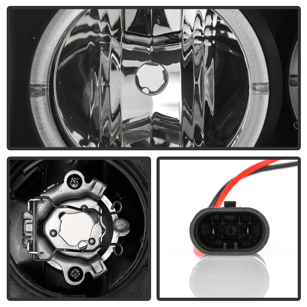 Spyder Nissan Titan 04-14/Armada 04-07 Projector Headlights LED Halo LED Blk PRO-YD-NTI04-HL-BK 5011572