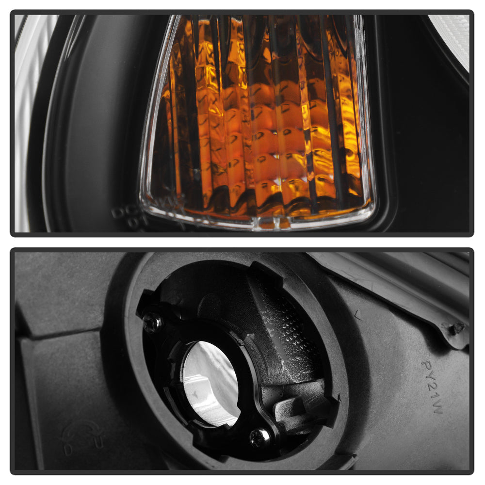 Spyder Porsche Cayman 05-08 Headlights - Halogen Model Only - DRL LED - Black PRO-YD-P98705-DRL-BK 5083197