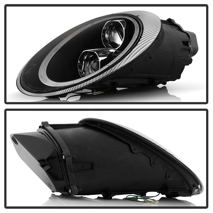 Spyder Porsche 911 05-09 Projector Headlights Xenon/HID Model- DRL LED Blk PRO-YD-P99705-HID-DRL-BK 5080103