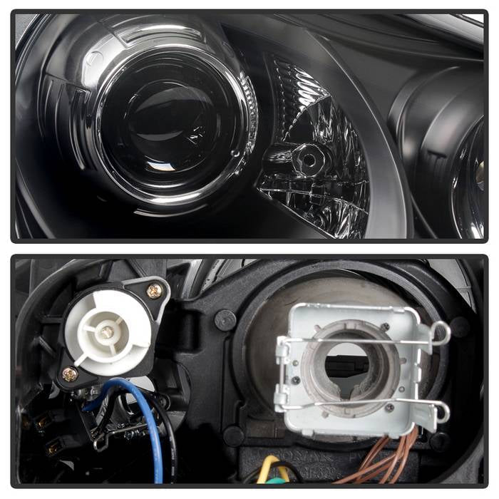 Spyder Porsche Cayenne 03-06 Projector Xenon/HID Model- DRL LED Blk PRO-YD-PCAY03-HID-DRL-BK 5080967