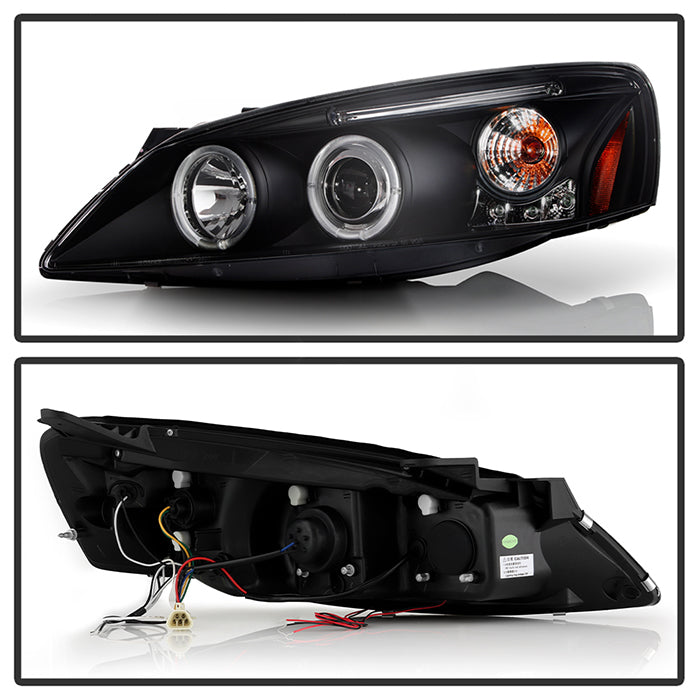 Spyder Pontiac G6 2/4DR 05-08 Projector Headlights LED Halo LED Blk PRO-YD-PG605-HL-BK 5011596