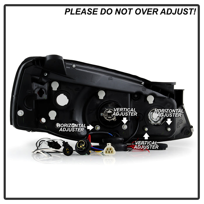 Spyder Pontiac G6 2/4DR 05-08 Projector Headlights LED Halo LED Blk PRO-YD-PG605-HL-BK 5011596