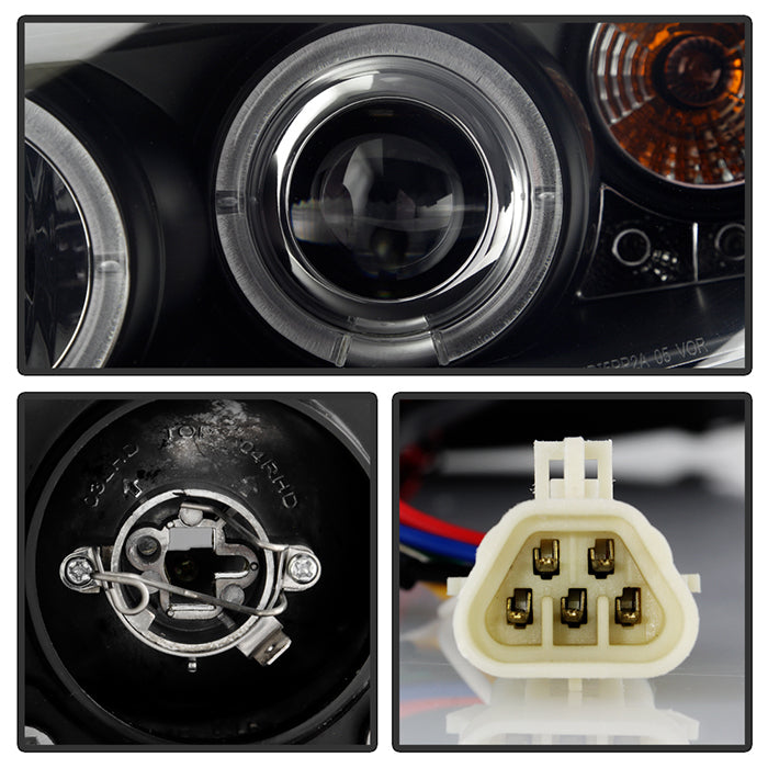 Spyder Pontiac G6 2/4DR 05-08 Projector Headlights LED Halo LED Blk Smke PRO-YD-PG605-HL-BSM 5078612