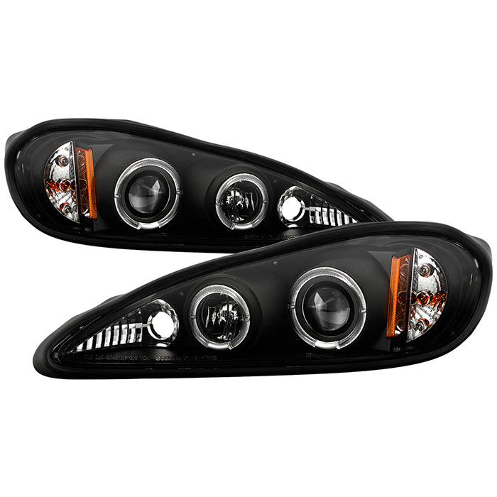 Spyder Pontiac Grand AM 99-05 Projector Headlights LED Halo LED Blk Low 9006 PRO-YD-PGAM99-HL-BK 5011640
