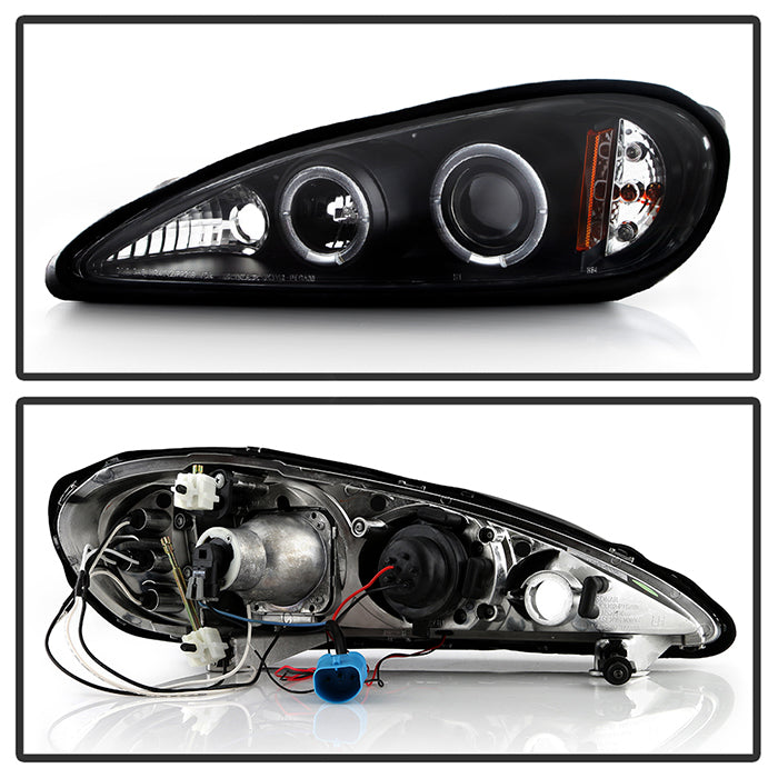 Spyder Pontiac Grand AM 99-05 Projector Headlights LED Halo LED Blk Low 9006 PRO-YD-PGAM99-HL-BK 5011640