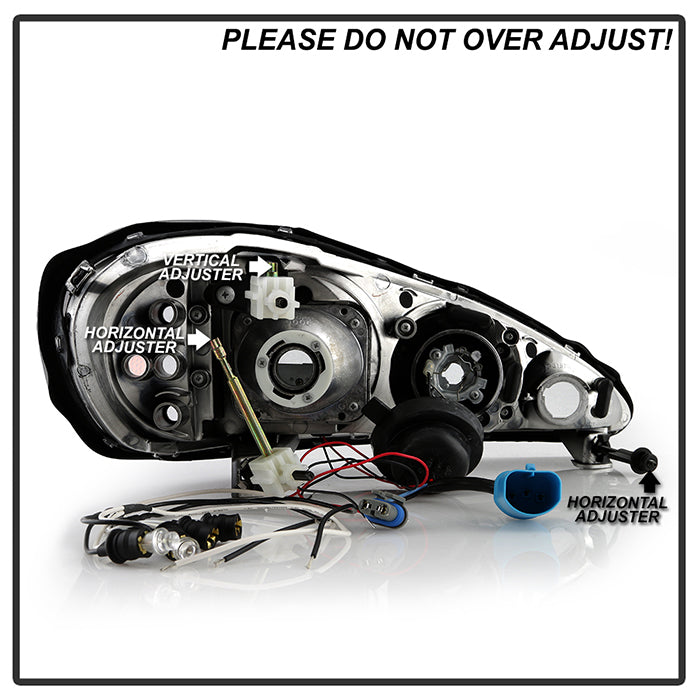 Spyder Pontiac Grand AM 99-05 Projector Headlights LED Halo LED Blk Low 9006 PRO-YD-PGAM99-HL-BK 5011640