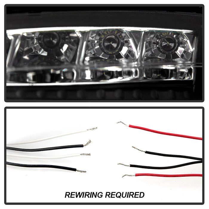 Spyder Pontiac Grand Prix 04-08 Projector Headlights LED Halo LED Blk PRO-YD-PGP04-HL-BK 5011664