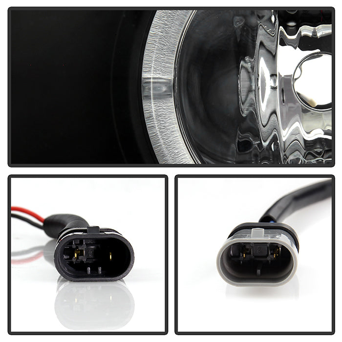 Spyder Pontiac Grand Prix 04-08 Projector Headlights LED Halo LED Blk PRO-YD-PGP04-HL-BK 5011664
