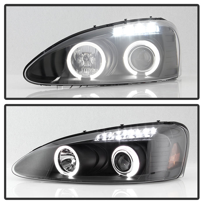Spyder Pontiac Grand Prix 04-08 Projector Headlights LED Halo LED Blk PRO-YD-PGP04-HL-BK 5011664