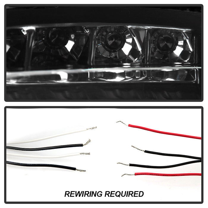 Spyder Pontiac Grand Prix 04-08 Projector Headlights LED Halo LED Blk Smke PRO-YD-PGP04-HL-BSM 5078629