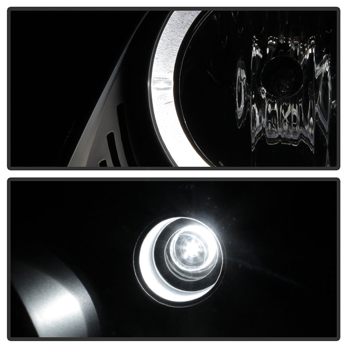 Spyder Pontiac GTO 04-06 Projector Headlights LED Halo LED Black High H1 Low H1 PRO-YD-PGTO04-HL-BK 5011749