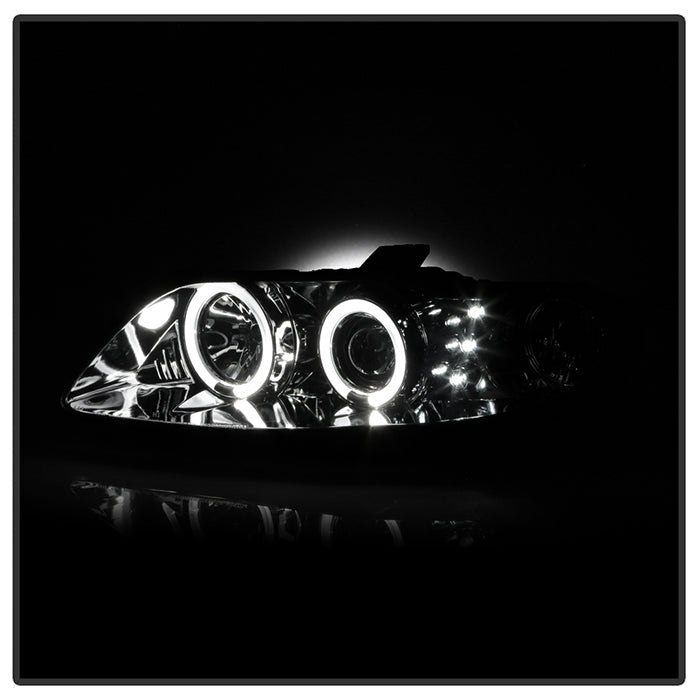 Spyder Pontiac GTO 04-06 Projector Headlights LED Halo LED Smoke High H1 Low H1 PRO-YD-PGTO04-HL-SM 5034007