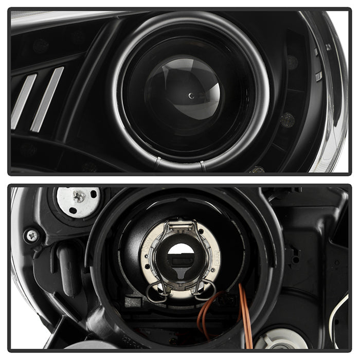 Spyder Scion FRS 12-14 Projector Headlights DRL LED Black PRO-YD-SFRS12-BK 5075413