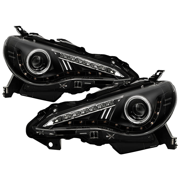 Spyder Scion FRS 12-14 Projector Headlights CCFL Halo DRL LED Black PRO-YD-SFRS12-CCFL-BK 5075383