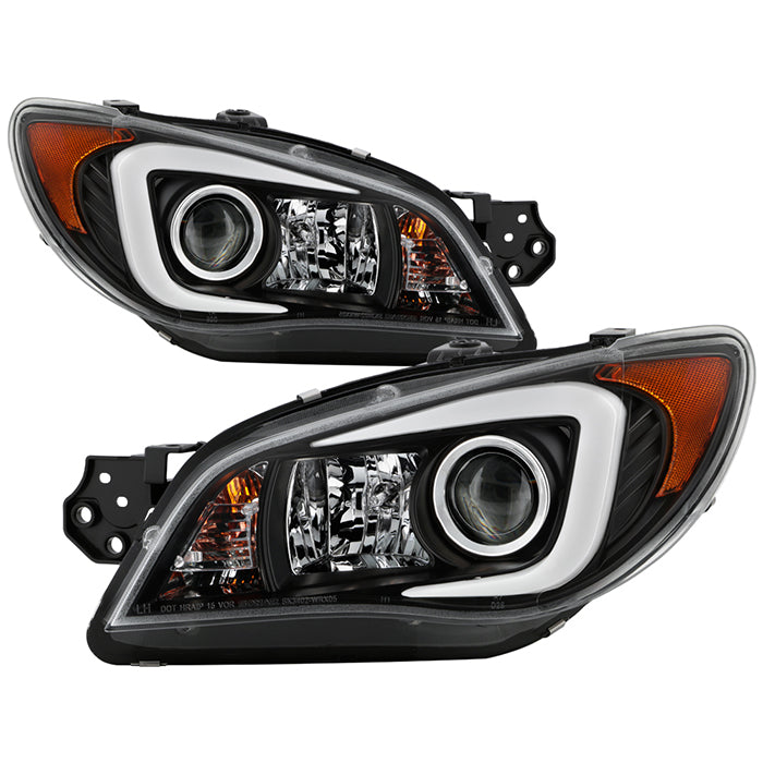 Spyder Subaru WRX 2006-2007 Projector Headlights - Halogen Only - Black PRO-YD-SWRX06-LBDRL-BK 5083920