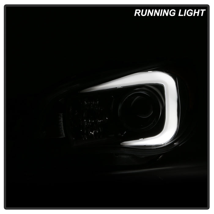Spyder Subaru WRX 2006-2007 Projector Headlights - Halogen Only - Black PRO-YD-SWRX06-LBDRL-BK 5083920