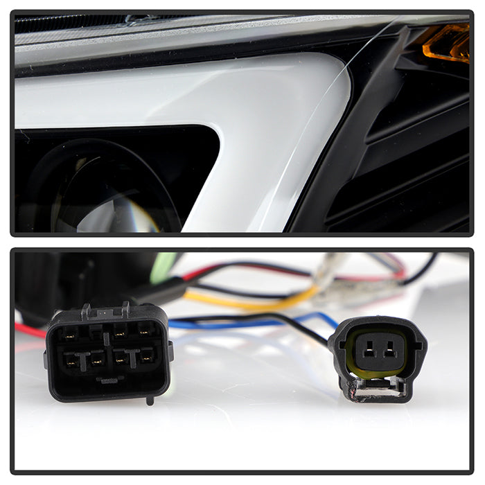 Spyder Subaru WRX 08-09 Projector Headlights - HID Model Only - Black PRO-YD-SWRX08-HID-LBDRL-BK 5083937