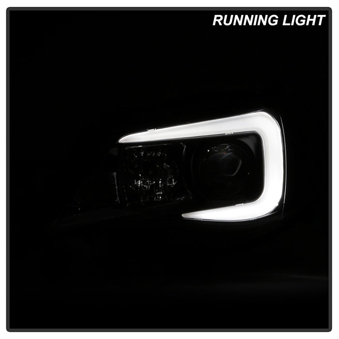 Spyder Subaru WRX 08-09 Projector Headlights - Halogen Model Only - Black PRO-YD-SWRX08-LBDRL-BK 5083944