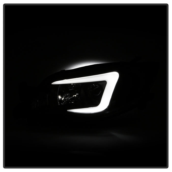 Spyder Subaru WRX 08-09 Projector Headlights - Halogen Model Only - Black PRO-YD-SWRX08-LBDRL-BK 5083944
