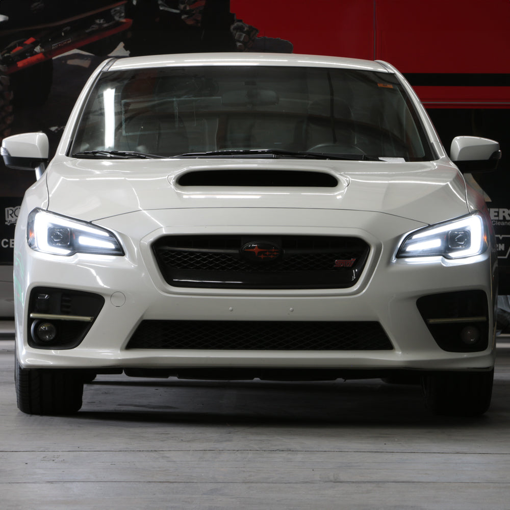 Spyder Subaru Impreza WRX 15-20 Halogen High-Power LED Headlights- Black PRO-YD-SWRX15HALAP-SBSEQ-BK 5088093
