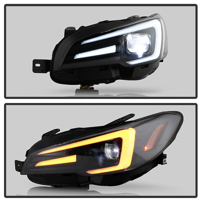 Spyder Subaru Impreza WRX 15-20 LED High-Power LED Headlights-Black PRO-YD-SWRX15LEDAP-SBSEQ-BK 5088109